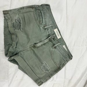 High rise shorts